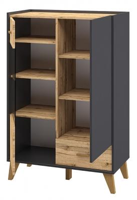 Шкаф комбинированный  Сканди Графит МН-036-08 (1) Шкаф комбинированный  Сканди Графит МН-036-08 (1)