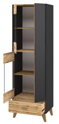 Шкаф комбинированный  Сканди Графит МН-036-10 (1) Шкаф комбинированный  Сканди Графит МН-036-10 (1)