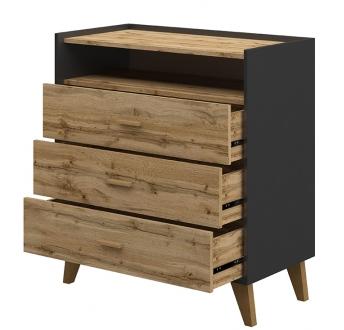 Комод  Сканди Графит МН-036-17 (1) Комод  Сканди Графит МН-036-17 (1)