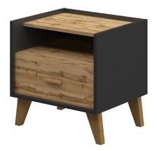 Тумба прикроватная  Сканди Графит МН-036-28 (1) Тумба прикроватная  Сканди Графит МН-036-28 (1)