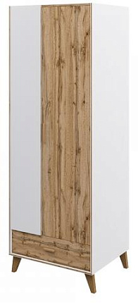 Шкаф комбинированный  Сканди Белый МН-036-35 Шкаф комбинированный  Сканди Белый МН-036-35