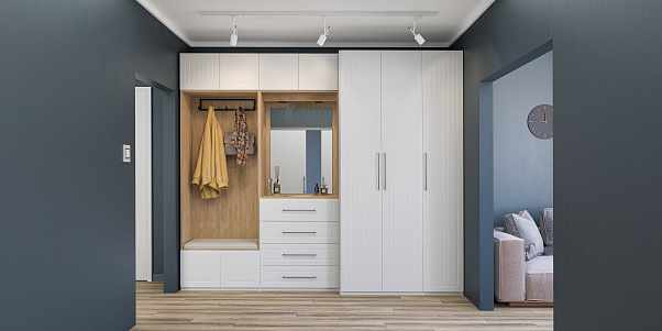 Отис (Белый, МДФ, вертикальная фрезеровка)