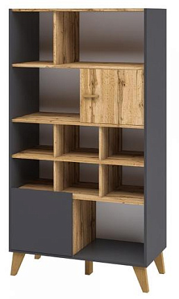 Шкаф комбинированный  Сканди Графит МН-036-11 (1) Шкаф комбинированный  Сканди Графит МН-036-11 (1)