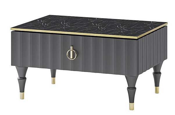 Стол журнальный  Лоренсо Графит МН-043-38 Стол журнальный  Лоренсо Графит МН-043-38