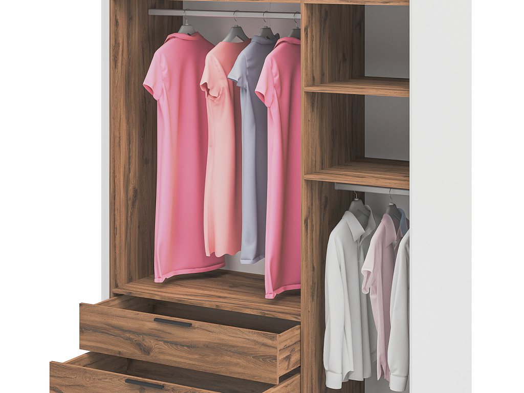 Шкаф для одежды  Модена Элисон МН-048-13-Ц3