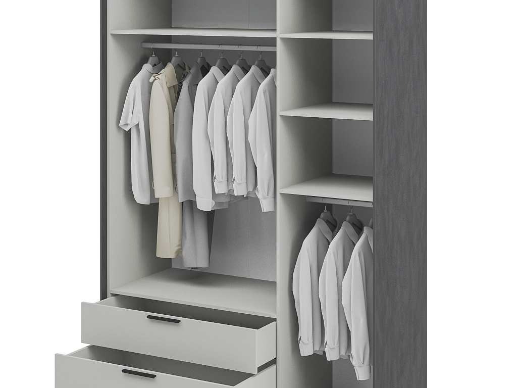 Шкаф для одежды  Модена Бруклин МН-048-13-Ц1