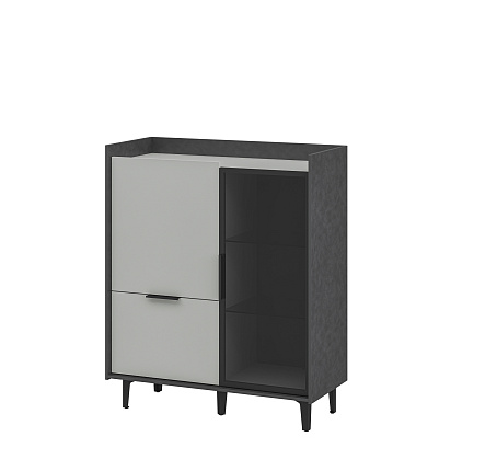 Шкаф комбинированный  Модена Бруклин МН-048-24-Ц1