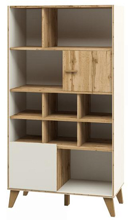 Шкаф комбинированный  Сканди Белый МН-036-11 Шкаф комбинированный  Сканди Белый МН-036-11