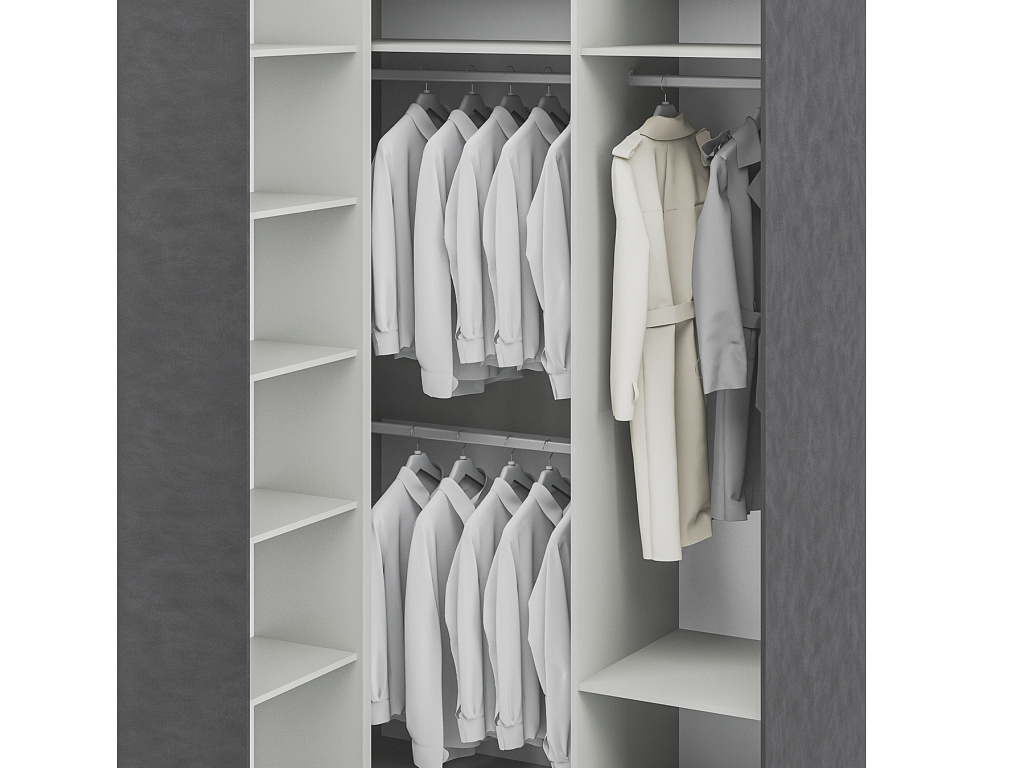 Шкаф для одежды  Модена Бруклин МН-048-15-Ц1