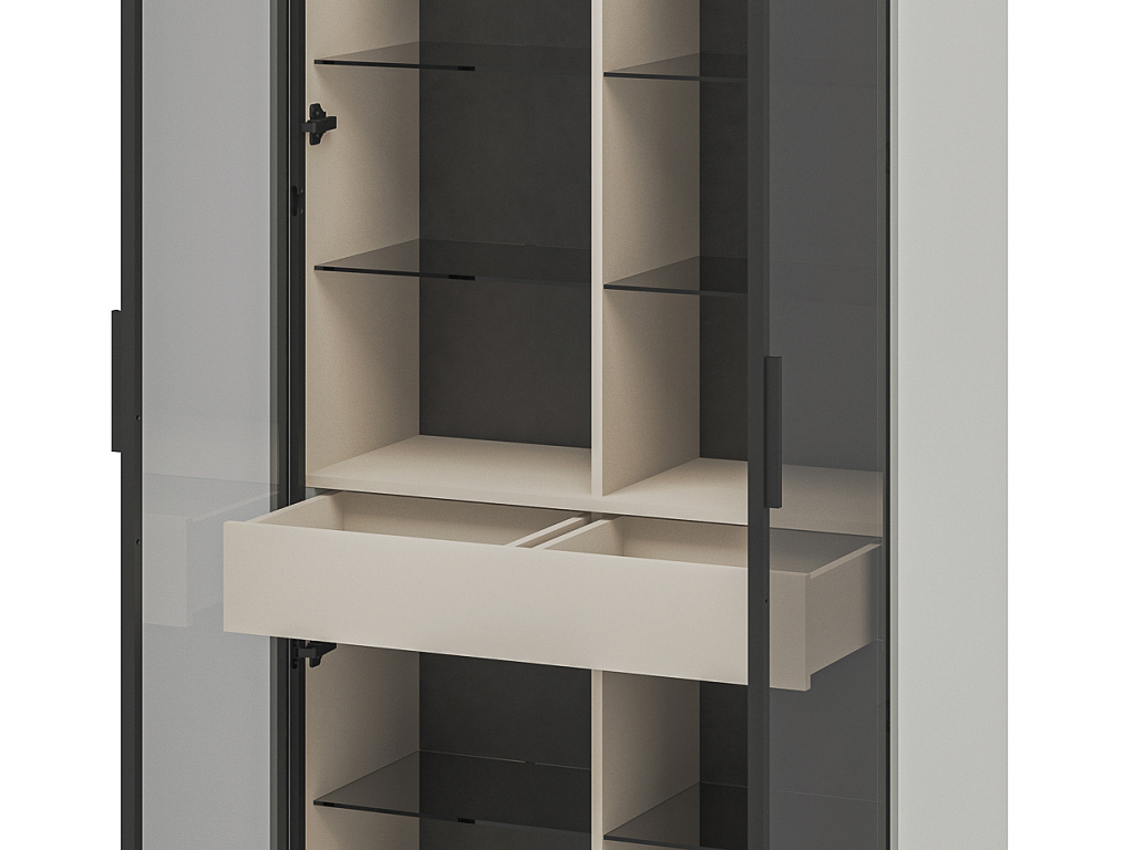 Шкаф комбинированный  Модена Бруклин МН-048-25-Ц1